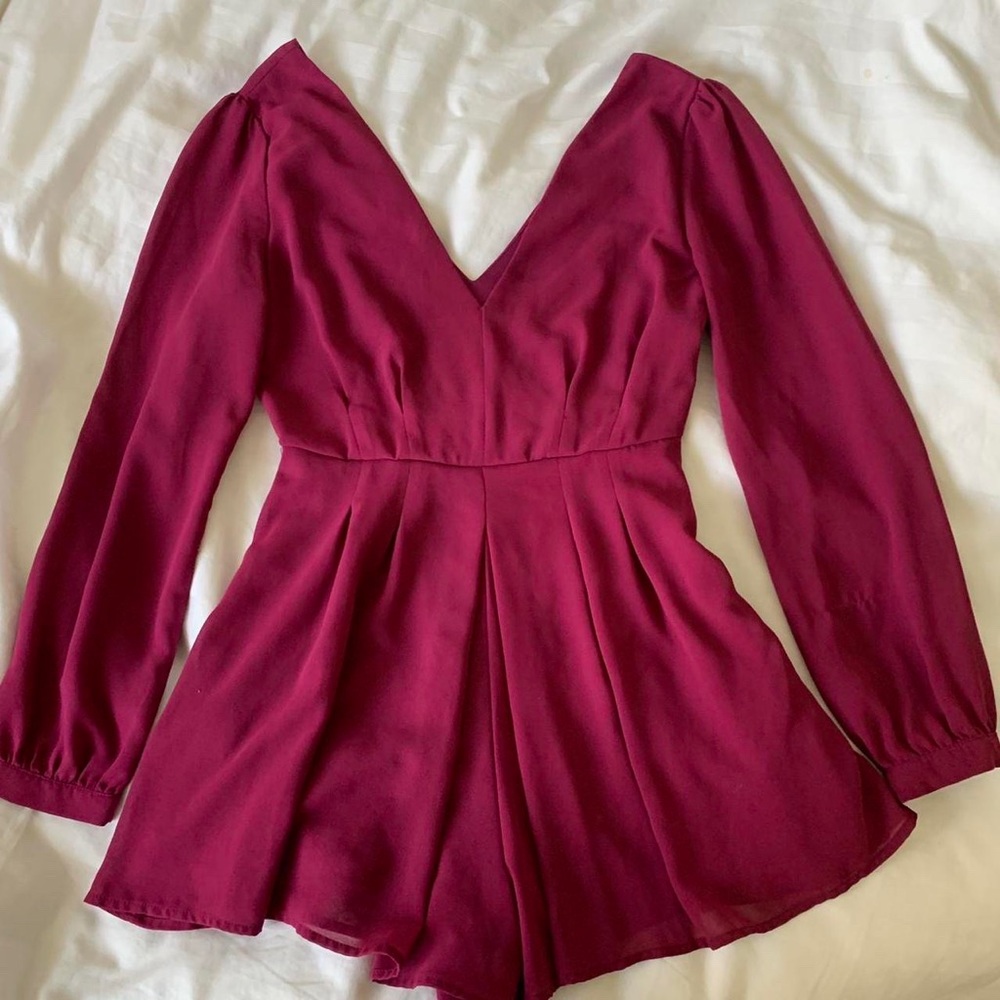 Purple Agaci Romper